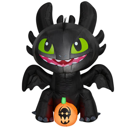 Night Fury Toothless inflatable, 3 ft Tall
