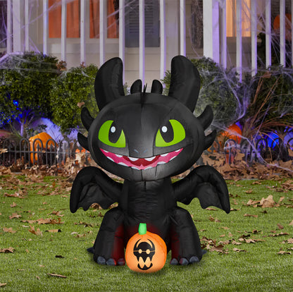Night Fury Toothless inflatable, 3 ft Tall